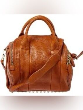 Alexander Wang Rockie ROCKY 2 WAY PEBBLED BURNT ORANGE BAG